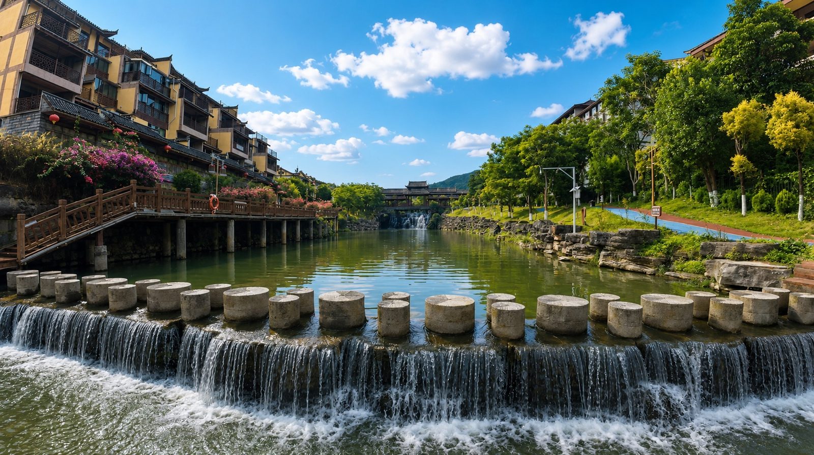 屏边滴水苗城水岸台地与长期慢住生活半径